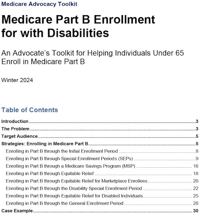 part b enrollment for disability on medicare